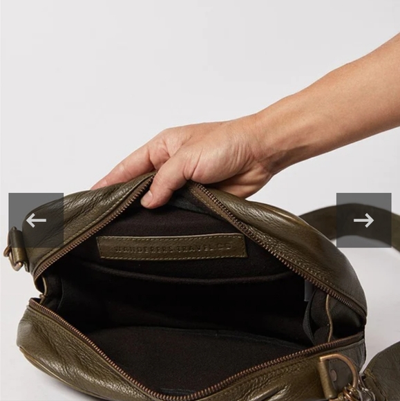 Leather camera travel bag - Picture 4 of 8